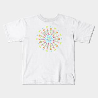 Snowflake Kaleidoscope Kids T-Shirt